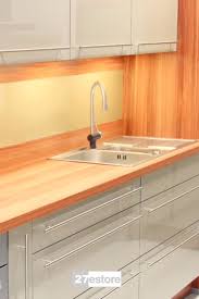 Learn the best ways to open up the possibilities of your kitchen cabinets with this easy 5 step guide, complete with color recommendations from sue signup to become a paintperks member. High Gloss Polyester Almond Cream White Kitchen Inspiration Kitchen Cabinet Trends Kitchen Cabinet Colors