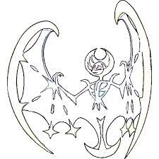 I think the designs for both mascots are pretty pokemon sun and moon's legendaries are revealed and ooooooooh myyyy. Lunala Outline Pokemon Sun And Moon Animeeve On Deviantart Pokemon Solgaleo Coloring Pages Full Size Png Download Seekpng