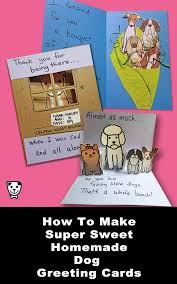 I've gotten a request to share how this card was made. How To Make Cute Homemade Dog Greeting Cards