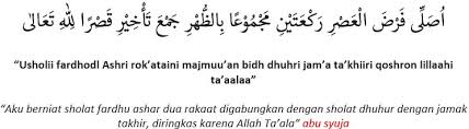 Check spelling or type a new query. Tata Cara Shalat Jamak Dan Qashar Beserta Niatnya Lengkap Abu Syuja