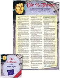 Zusammenfassung von die 95 thesen. Wort Im Bild Shop Plakat Die 95 Thesen Nach Martin Luther Verlag Bucherkiste Druckerei