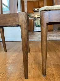 As always, in refinishing old work, new ideas continue to spring, so expect even more new stories with each volume of kharndam collected. Refinishing A Broyhill Brazilia Dining Set What Stain Finish Options Might Work Best The One We Finished First L Shows More Grain Than We D Like Especially Compared To The Original R Woodworking