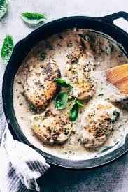 Add the heavy cream and parsley, stirring until evenly mixed. Easy Creamy Herb Chicken The Recipe Critic