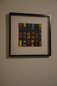 Matchbox Cars Glued Inside A Square Ikea Ribba Frame Rahmen
