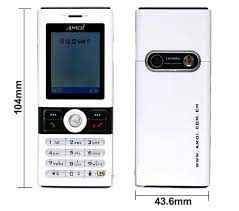 Amoi A320 - description and parameters ...