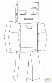 Minecraft Steve Coloring Page Inspirational Minecraft Steve Coloring Page Minecraft Steve Minecraft Coloring Pages Coloring Pages Inspirational