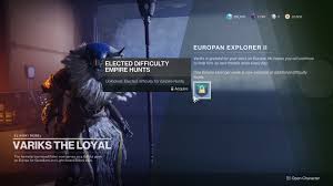 By completing secret objectives, each public event can be turned into the heroic version of the activity. Destiny 2 How To Get Cloudstrike And Empire Hunt Elected Difficulty