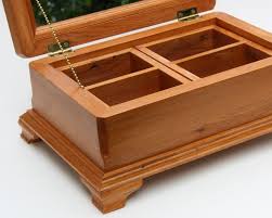 Use cigar box, spackle or wood putty, fine sandpaper (say…220. Wood Jewelry Box Wooden Jewelry Box Keepsake Box Felt Lined Etsy In 2021 Wood Jewelry Box Diy Wooden Jewelry Box Wooden Jewelry Boxes