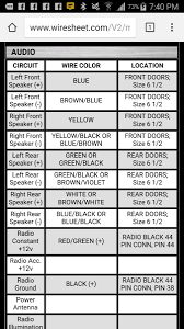 Speaker Wire Colors Chevrolet Cruze Forums