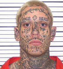 53 Wtf Face Tattoos That Are A Sign Your Life Might Have Gone Wrong Bad Face Tattoos Face Tattoos Prison Tattoos