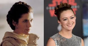 Little girls, their hair in two perfect cinnamon according to brandon alinger, the author of star wars costumes: Billie Lourd Princess Leia Hairstyle At Star Wars Premiere Popsugar Beauty