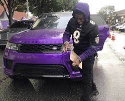 Purple Car Dodge Challenger Hellcat Purple Purple Car