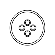 Button coloring page to color, print or download. Button Coloring Page Ultra Coloring Pages