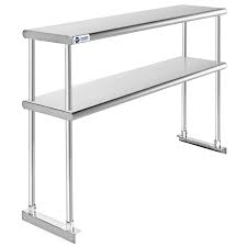Finding the right work tables for your business is pivotal to your kitchen's efficiency. Buy Gridmann Nsf Stainless Steel Commercial Kitchen Prep Work Table Plus A 2 Tier Shelf 48 In X 12 In Online In Turkey B01c4ojjii