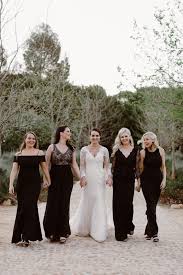 Black And White Bridesmaid Dresses Long This Boschendal Estate Wedding In South Africa Is A Floral Wonderland Junebug Weddings Black Bridesmaid Dress Mismatched Black Bridesmaid Dresses Long Black Bridesmaid Dresses