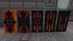 Some Banners I Designed For My Creative Castle Build Minecraft