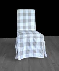 Black And White Check Chair Covers Buffalo Check Beige Ikea Henriksdal Dining Chair Cover Ikea Dining Chair Dining Chair Covers Chair Covers