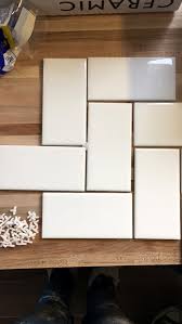 Shop wayfair for all the best herringbone / chevron backsplash tile. Straight Herringbone Tile Backsplash Tutorial Create Enjoy