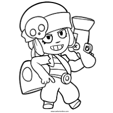Change the appearance of your brawler by choosing from the many skins available: Brawl Stars Coloring Pages Dinamike Coloring And Drawing