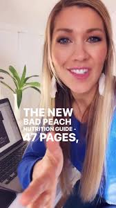 Available Now! The NEW Bad Peach Nutrition Guide. Get yours at  badpeachfitness.com