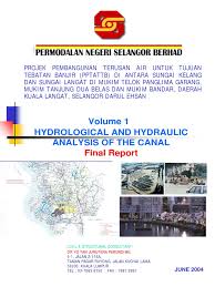 Pencapaian pnsb sebagai anak syarikat negeri selangor dalam usaha merakyatkan ekonomi selangor. Hydrological Hydraulic Report Volume 1 June 2004 Final Pdf Flood River