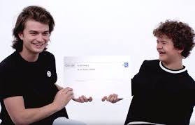 Stranger Things Joe Keery Gaten Matarazzo Answer Your Most Googled Questions About Them Watch Alternative Press