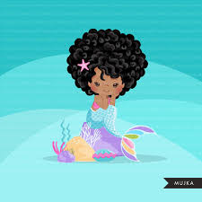 Free Free Black Baby Mermaid Svg