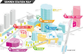 テレビ朝日 六本木ヒルズ 夏祭り summer station サマステ テレビ朝日 六本木 六本木ヒルズ デザイン