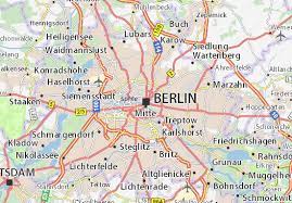 Stadtplan von berlin zu damaliger zeit. Michelin Landkarte Berlin Stadtplan Berlin Viamichelin