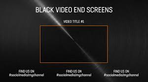 This template features a placeholder for your video edit, and a text placeholder for your film's credits. Ending Stock Graphic Design And Motion Graphic Templates Adobe Stock