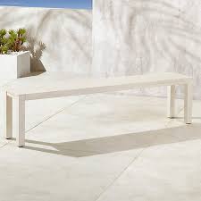 Find superb deals on rattan outdoor furniture along with competitive prices and offers. Matera Whitewash Large Dining Bench Cb2