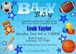 Sports Theme Baby Shower Invitation Boy Baby Shower Invitations Printable Football Baby Shower Invitations Trendy Baby Shower Invitations