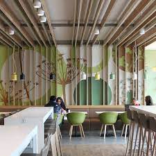 Interesting And Eclectic Food Court Designs To Keep You Engaged Bored Art Restaurant Interior Design Cafe Interior Interior Design Business
