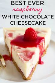 Its creamy, smooth and best of all doesn't require a water bath! Raspberry White Chocolate Cheesecake Dessert For Two