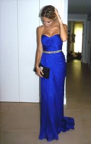 Amazing Royal Blue Ruched Sweetheart Stunning Crystals Belt Mermaid Long Gown Uniqistic Com Cobalt Blue Dress Bridesmaid Prom Dresses Blue Evening Dresses Prom
