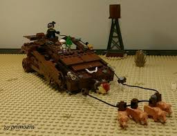 Wyldstyle S Pig Drawn Carriage From The Lego Movie By Primozm Lego Movie Legos Lego