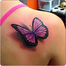 110 Small Butterfly Tattoos With Images 3d Butterfly Tattoo Tattoos Purple Butterfly Tattoo