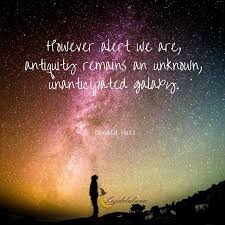 However Alert We Are Antiquity Remains An Unknown Unanticipated Galaxy Donald Hall Galaxy Quotes Galaxy Wallpaper Quotes Couples Quotes Love