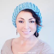 Super easy awesome free knitted hat pattern! Free Knitted Fisherman S Rib Slouchy Hat Pattern Expression Fiber Arts A Positive Twist On Yarn