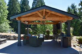 Detached Covered Patio Outdoor Living Space Design Covered Patio Patio