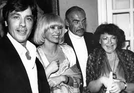 As artists, in the romantic story. Alain Delon Alain Delon Mireille Darc Sean Connery Et Regine A Marbella Facebook