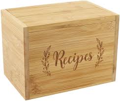 Maybe you would like to learn more about one of these? Bamboo Recipe Box Set Includes 50 Recipe Cards And 24 Dividers Peter Pauper Press 9781441334626 Amazon Com Books