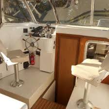 The use of this boat's bimini top, in concert with the fixed cabin roof, while out on the water, has certainly helped to preserve its originality. Moonraker 30 Grp Cruiser Widebeam Liveaboard Houseboat Pied A Terre For Sale From United Kingdom