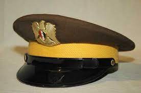 Syrian Police Visor Cap Military Cap Military Headgear Visor Cap