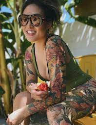 asian tattoo model tattoed women girl tattoos female tattoo models