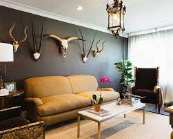 Living room cow skull decor. Pin On Living Room