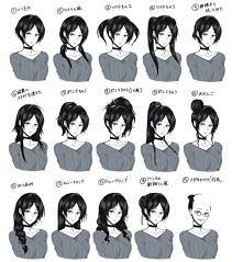 Pin By Dell On Drawing References Manga Hair Anime Hair How To Draw Hair