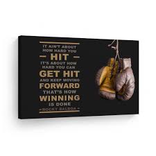 Super angebote für rocky balboa boxshorts hier im preisvergleich. Smile Art Design Rocky Balboa Quote Canvas Wall Art Print Motivational Quote Inspirational Sylvester Stallone Living Room Office Decor Success Entrepreneur Decor Boxing Gloves Ready To Hang 11x17 Walmart Com