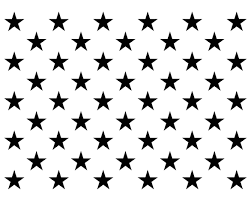 Black And White Striped Flag With Stars Pin On American Artwork