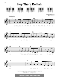 Check spelling or type a new query. Hey There Delilah Plain White T S By T Higgenson On Musicaneo